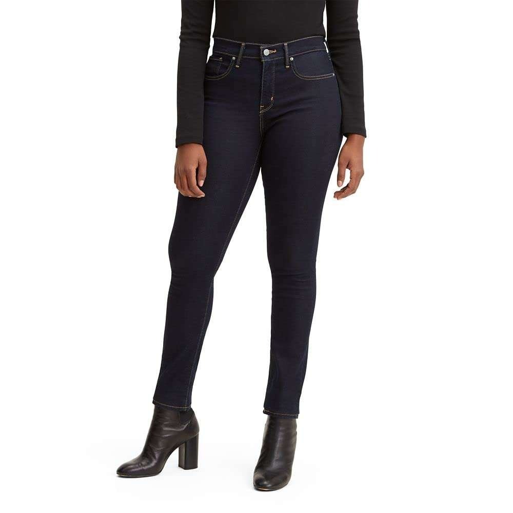 Levi Strauss 311 Shaping Skinny Jeans Dark Wash Mid Rise Tummy Slimming 26W